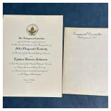 Event Invitation - JFK & LBJ