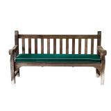 TEAK OUTDOOR BENCH, PROBABLY SMITH & HAWKEN