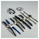 (10pc) MIXED VINTAGE Women’s WATCHES | Including pieces face marked “Cartier”, Lucerne, Mudd, Guess 