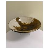 Studio Pottery - Drip Glaze Style Bowl | Japanese ceramic pottery of a large bowl ("oobatchi") with 