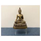 Shakyamuni Buddha Figurine Statue | Figurine statue of Shakyamuni Buddha depicting the moment of his