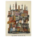 Martin Schwartz (Danish, 1974-) Illustration - "Kobenhavn" | Illustration that depicts the city