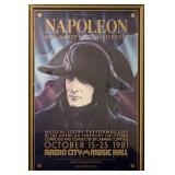 Silent Film Poster - "Napoleon" Screening | Poster for the 1981 Radio City Music Hall screening of A