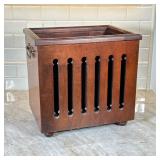 Cooper Classics Wood Magazine Stand