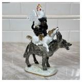“Town Musicians of Bremen” Porcelain Figurine By Hutschenreuther Kunstabteilung | Made by Hutschenre