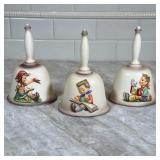(3pc) Bell Hummel Figurines | Dimensions: h. 6.5 in