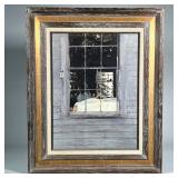 ‘Geraniums’, Andrew Wyeth Print | ‘Geraniums’ by Andrew Wyeth, labeled on back. Print on board. In w