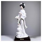 Giuseppe Armani Porcelain Figurine | "Oriental Lady" produced by Italian sculptor Giuseppe Armani. M