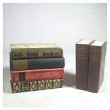 (6pc) Assorted Vintage Books | Including: “The Essays of Montaigne” Vol. 1 and 2, “The Poetry of Rob