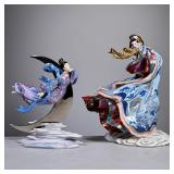(2pc) FRANKLIN MINT PORCELAIN FIGURINES | Including: The Snow Princess No. M4554 and Goddess of The 