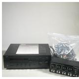 (3pc) Yamaha RX-596 Receiver and Niles Audio SVC-4 Speaker Selector | Comes with remote, antenna, ow