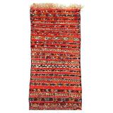 GEOMETRIC WOVEN RUG | Dimensions: w. 18.5 x l. 40 in