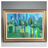 Oil on Board Landscape | Oil on board in gilt frame Signed, dated ‘68, lower left. 17 x 24.75 in. si