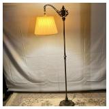 ARTISTIC BRASS & BRONZE WORKS LAMP | Early 20th Century Ornate Gothic floor lamp. Brass plated iron 