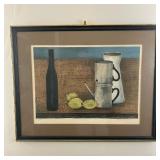 HERMAN BREITER (1927-1999) LITHOGRAPH | A signed limited edition color lithograph “Still Life with L