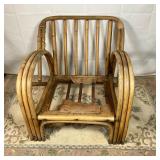 MCM RATTAN ARMCHAIR | Mid Century Modern Armchair made by “Imperial Reed & Rattan Furniture Company 