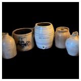 ANTIQUE STONEWARE | Five pieces of early stoneware including: 1. Nichols & Boynton, Burlington VT., 