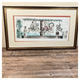 VIC HERMAN (1919-1999) LITHOGRAPH | A rare Printers Proof of “Ride Em Vaquero” signed in pencil by t