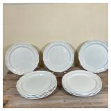 MIKASA FRENCH COUNTRYSIDE PLATES | Set of ten (10) 10.75” Dinner Plates F9000. In original Pottery B