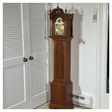 A J.S. EBERSOL, PENNSYLVANIA GRANDMOTHERS CLOCK c. 1970 | With moon phase dial, Roman numeral marker