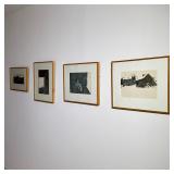(4pc) Andrew Wyeth Framed Prints | Dimensions: h. 15.75 x w. 20.5 in (snowy scene) Contact All Count