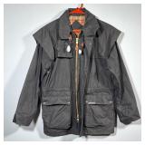 Black “Oil Skin” Jacket