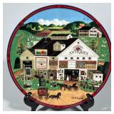 PEPPERCRICKET FARMS DECORATIVE PLATE