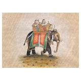 INDIAN SCHOOL (20TH CENTURY) GOUACHE ON PAPER