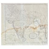 AN ACCURATE MAP OF HINDOSTAN OR INDIA, ENGRAVED BY J.T. SCOTT, PUBLISHED BY CAREY
