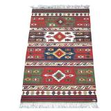 TIKE FLATWEAVE KILIM-STYLE RUG