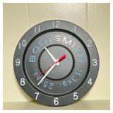 BODYSMITH POLYMER 25 LB WEIGHT-PLATE WALL CLOCK