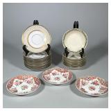 (23pc) ROSENTHAL AND ASSORTED GILT AND FLORAL PORCELAIN DISHES | This 23-piece collection includes e