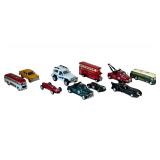 (10pc) ASSORTED DIE-CAST AND PLASTIC MODEL VEHICLES INCLUDING BATMOBILE | A ten-piece collection of 