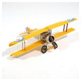 SCALE MODEL SOPWITH CAMEL BIPLANE WITH FABRIC COVERING AND J MARKINGS | This large-scale biplane mod