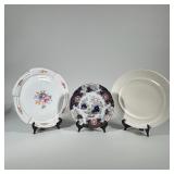 (3pc) JOHNSON BROTHERS, FELBA-RHON PORCELAIN, AND IRONSTONE PLATES AND PLATTER | Collection of three