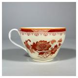 SPODE IRON RED FLORAL JUMBO TEACUP FORM BOWL | Large ceramic bowl fashioned in the shape of a teacup