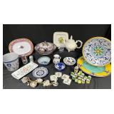 Hand Painted Porcelain & Pottery Lot