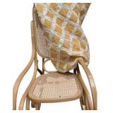 THONET Bentwood Rocker Chair & Handmade Vintage Quilt