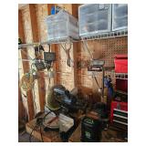 Mitre Saw, Tools, Extension Cord, Work Lights