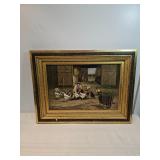 Oil On Canvas Painting By William T Robinson Oil On Canvas Painting By William T Robinson