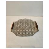 Mid Century Glass Serving Tray Mid Century Glass Serving Tray