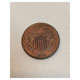 1864 Two Cent Coin 1864 Two Cent Coin