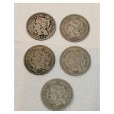 1865-69 Three Cent Pieces 1865-69 Three Cent Pieces