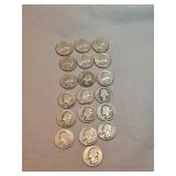 19 Washington Silver Quarters 19 Washington Silver Quarters