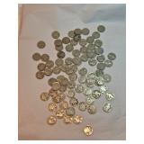 Unsearched Buffalo Nickels Lot Of 83 Unsearched Buffalo Nickels Lot Of 83
