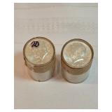 2 Rolls Or 40 Count 1964 P Kennedy Half Dollars Marked Uncirculated  2 Rolls Or 40 Count 1964 P Kennedy Half Dollars Marked Uncirculated