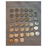 Lot Of 1964 Kennedy Half Dollars 39 Count Lot Of 1964 Kennedy Half Dollars 39 Count