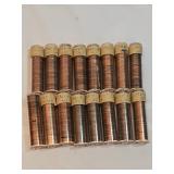 Lot Of Pennies From Bank Marked Uncirculated  Lot Of Pennies From Bank Marked Uncirculated