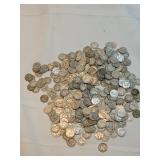Unsearched Mercury Dimes Lot Weight Shown Too Many To Count  Unsearched Mercury Dimes Lot Weight Shown Too Many To Count