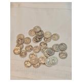 Unsearched Washington Quarters Lot Of 33 Unsearched Washington Quarters Lot Of 33